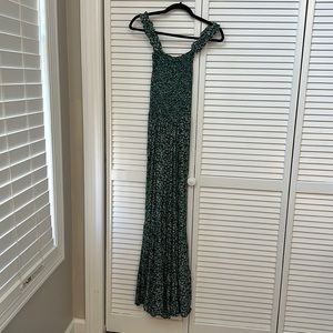 Cute spring floral jumpsuit romper